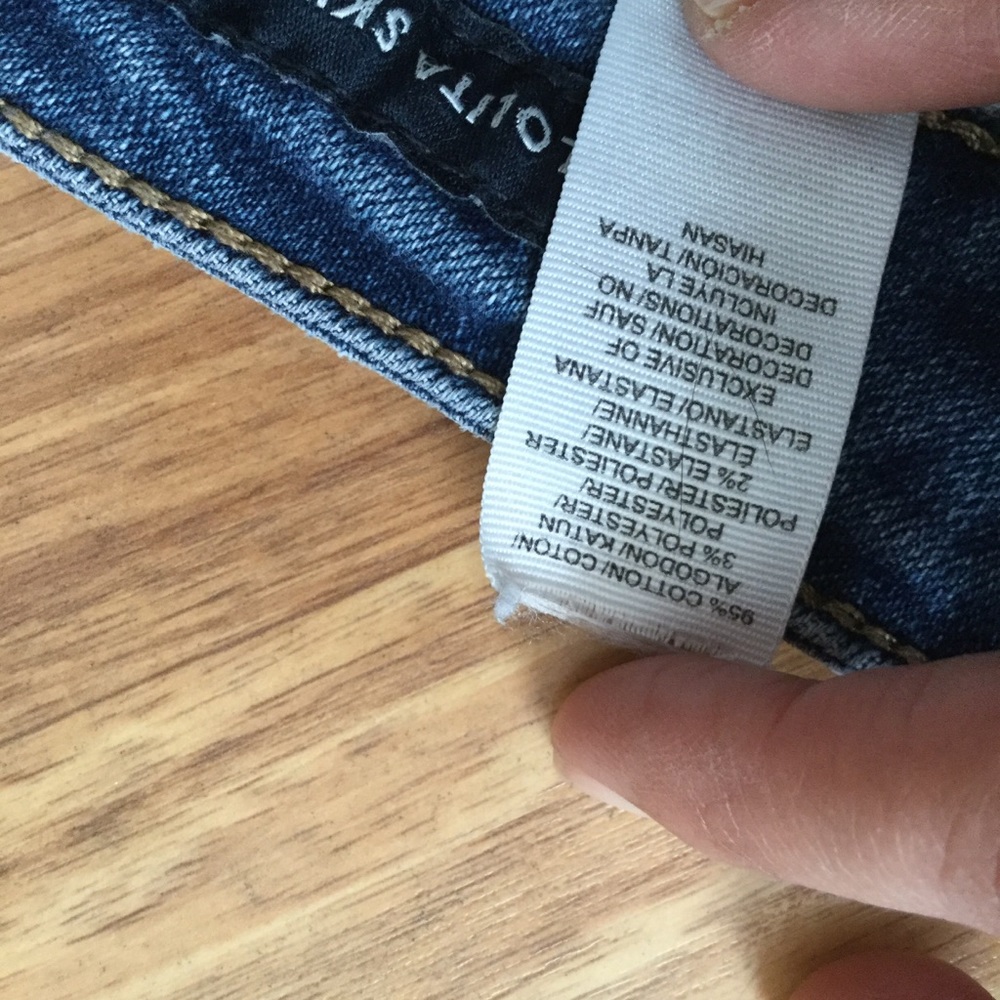 Lucky Brand Lolita Skinny Chew Hem Distressed EUC - Picture 8 of 13